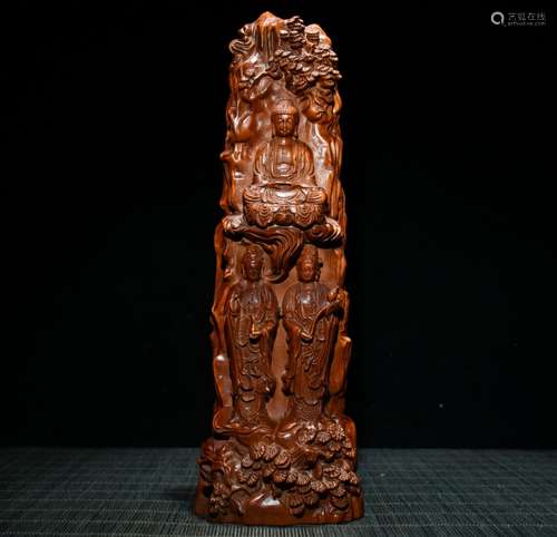 Chinese Huangyang Wood Carving