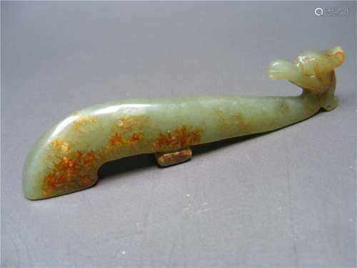 Chinese Jade Belt Buckle