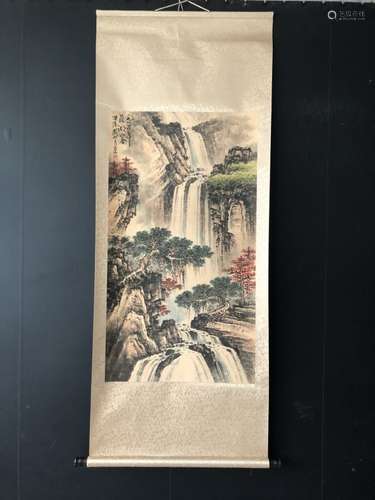 Chinese Ink Color Scroll