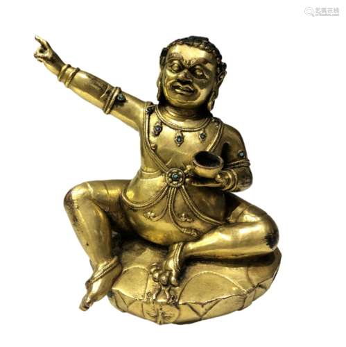 Chinese Gilt Bronze Buddha