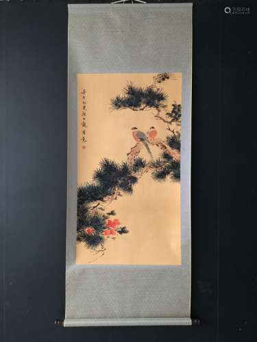 Chinese Ink Color Scroll