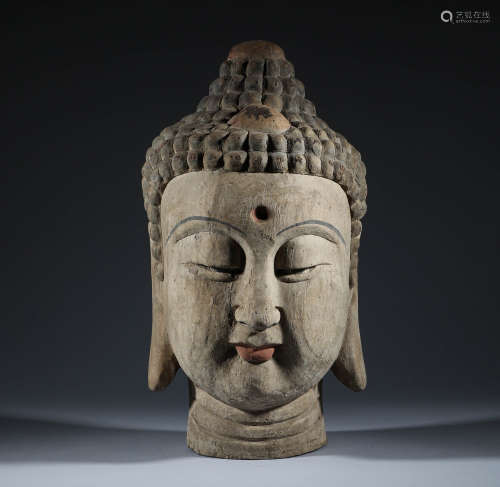 In the Song Dynasty, the head of Sakyamuni Buddha was painte...