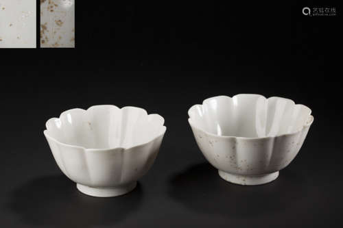 Ding Kiln Bowl with Floral Design