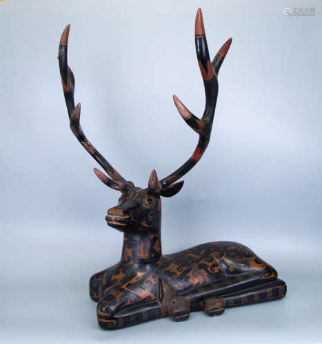Lacquerware Deer Ornament