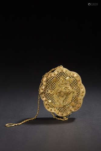 Golden Sachet from Qing