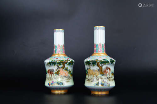 Colour Enamels Vase from QianLong