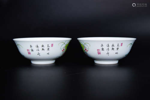 Famille Rosed Bowl from Qing