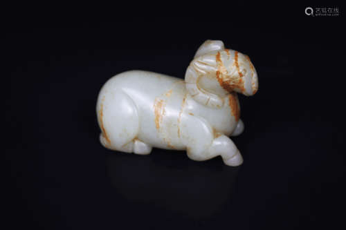 Jade Ornament in Sheep form