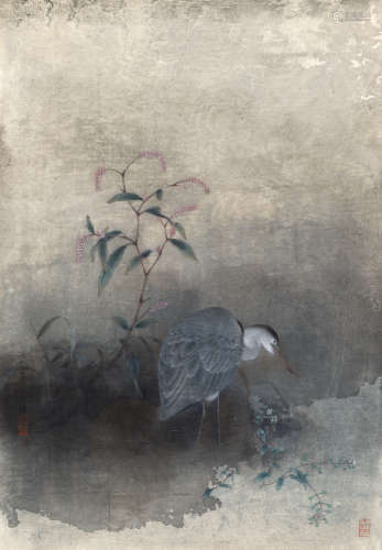 江宏伟（b.1957） 清溪山鹭