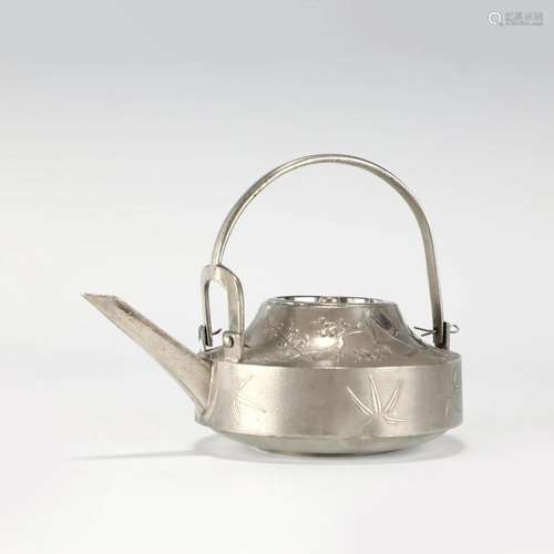 CHINES EXPORT SILVER JUG