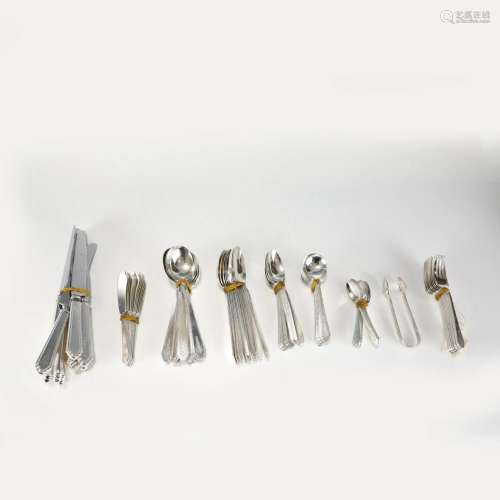 GROUP OF SILVER PLATED TABLEWARE 329