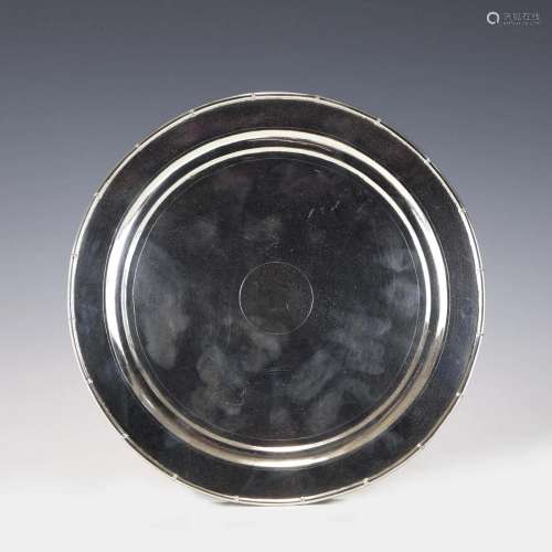 STERLING SILVER ROUND TRAY