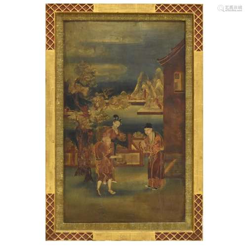 FRAMED CHINESE PAINTING