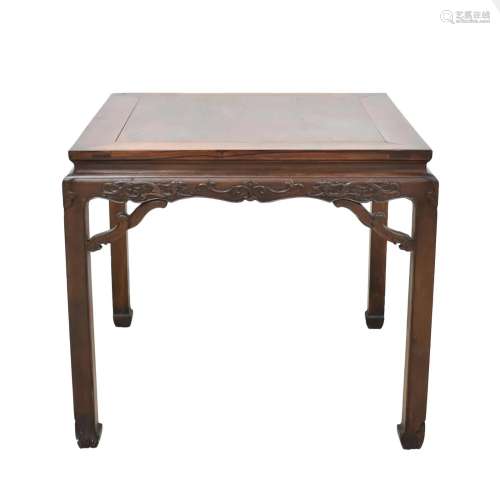 ANTIQUE CHINESE HUANGHUALI SQUARE TABLE