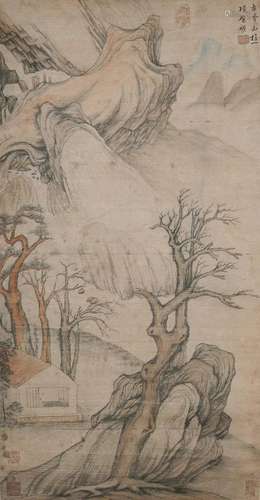 Xiang Shengmo Ming Dynasty Scholars in the Mountain