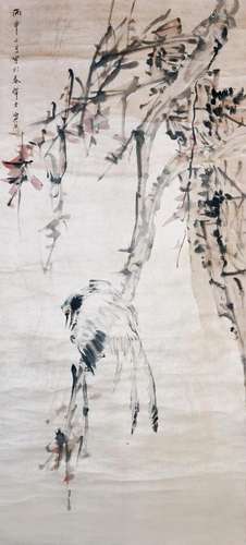 Qing Dynasty Xu Gu Qing Song Birds