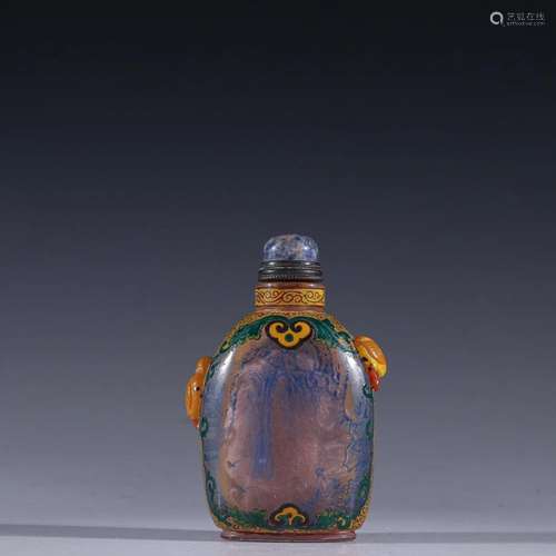 A Fine Glass Snuff Bottle