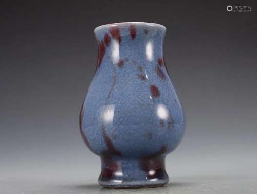 A Flambe-glazed Vase
