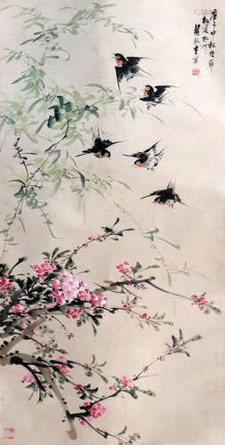 吴野洲--花鸟
（1904-1997）江苏人，为山东齐鲁书画院院长，与画坛好...