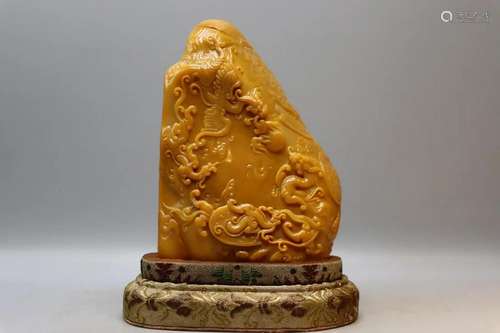 A Delicate Carved Tianhuang Stone Seal