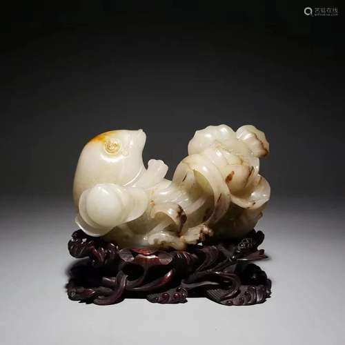 A Fine Carved Jade Ornament