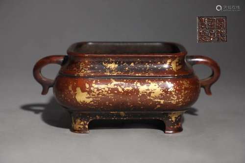 Sprinkle gold Censer From the China