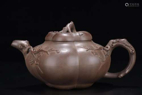 A Yixing Clay Ewer