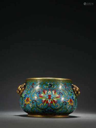 A Cloisonne Censer