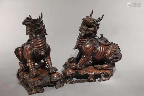 A Pair of Copper Lions