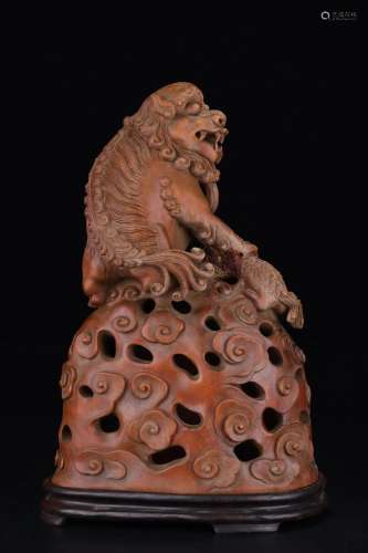 A Boxwood Beast Ornament