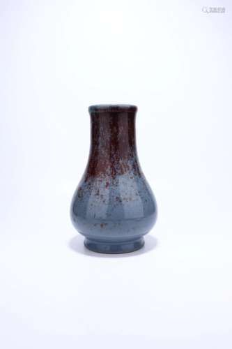 A Flambe-Glazed Vase