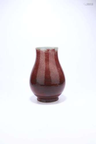 A Sacrificial-Red Zun-Form Vase