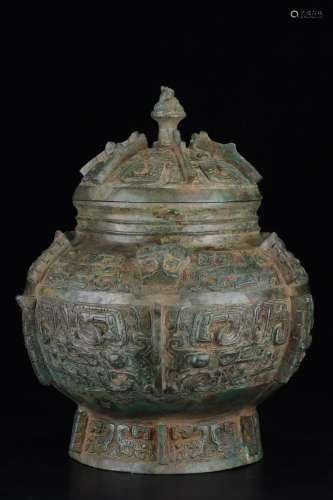 A Bronze Wine Vessel