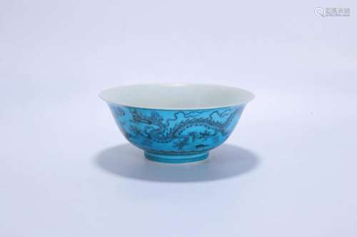 A Blue And White Bowl