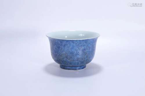 A Blue And White Bowl