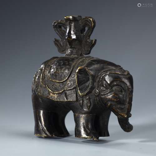 Ancient copper elephant peace