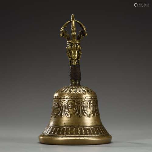 Ancient bronze Dharma bell