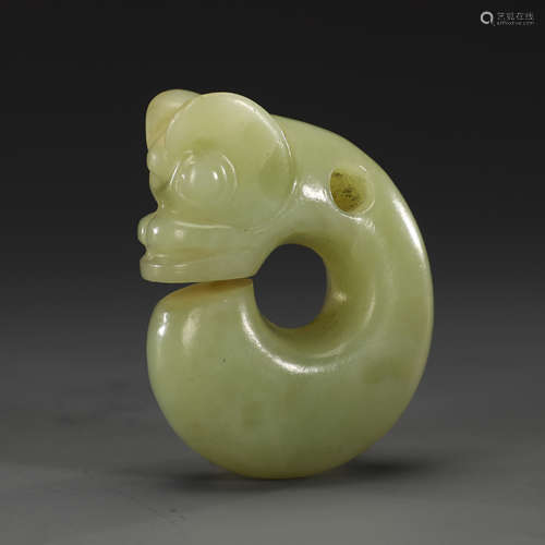 Ancient jade pig dragon