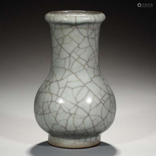 Ancient celadon open bottle