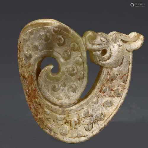Ancient jade dragon accessories