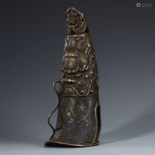 Ancient copper tibet legware
