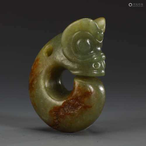 Ancient jade pig dragon