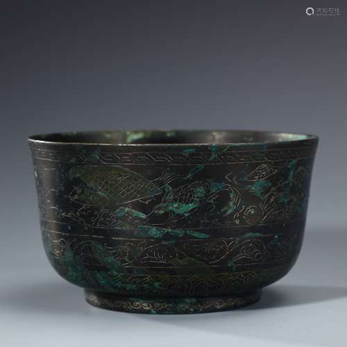 Ancient carved bowl