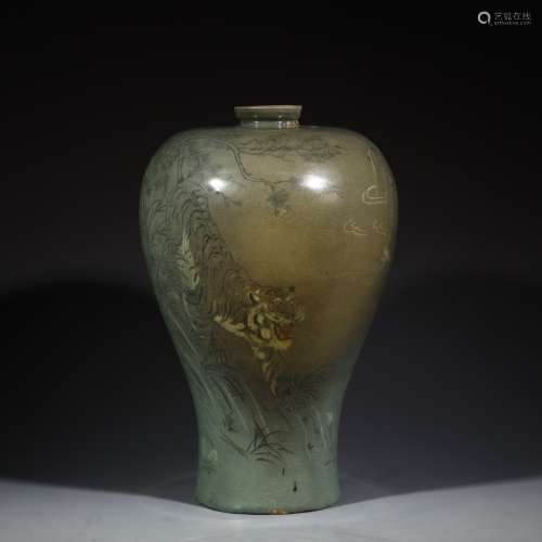 Ancient Korean porcelain tigers