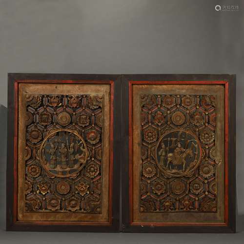 Window grilles of sunflower figures in Qing Dynasty