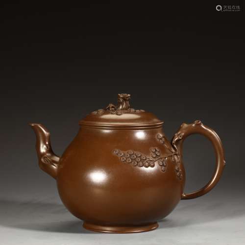 Purple sand teapot