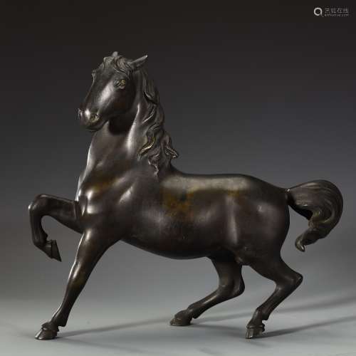 Ancient bronze horse