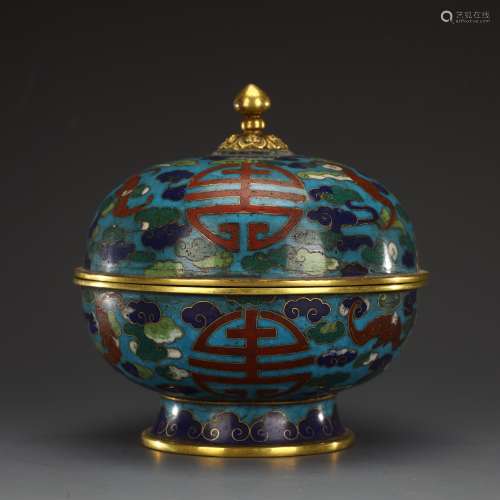Cloisonne Bowl in Qing Dynasty