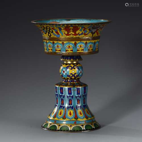 Cloisonne goblet