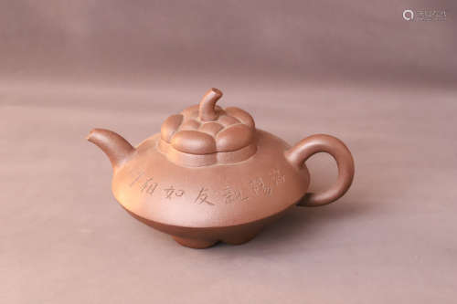 A Purple Clay Tea Pot